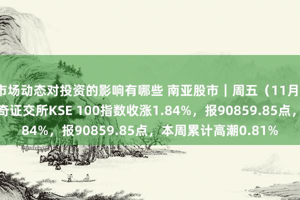 市场动态对投资的影响有哪些 南亚股市｜周五（11月1日），巴基斯坦卡拉奇证交所KSE 100指数收涨1.84%，报90859.85点，本周累计高潮0.81%