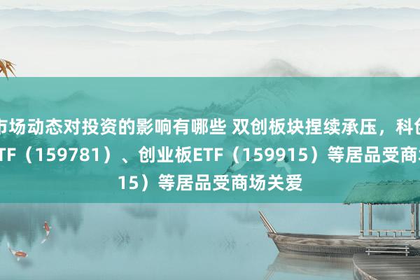 市场动态对投资的影响有哪些 双创板块捏续承压，科创创业ETF（159781）、创业板ETF（159915）等居品受商场关爱