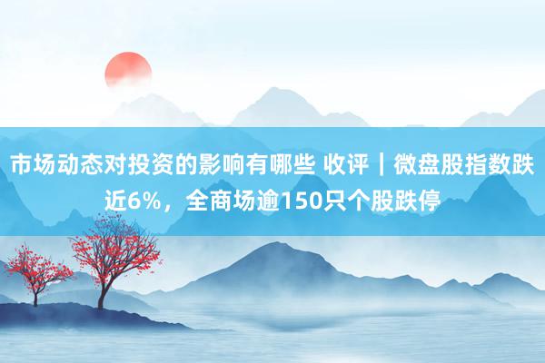 市场动态对投资的影响有哪些 收评｜微盘股指数跌近6%，全商场逾150只个股跌停