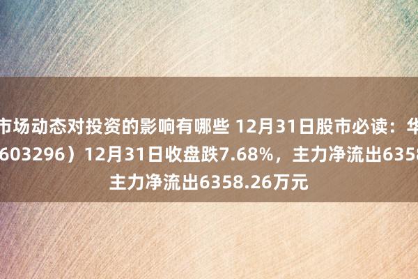 市场动态对投资的影响有哪些 12月31日股市必读：华勤本事（603296）12月31日收盘跌7.68%，主力净流出6358.26万元