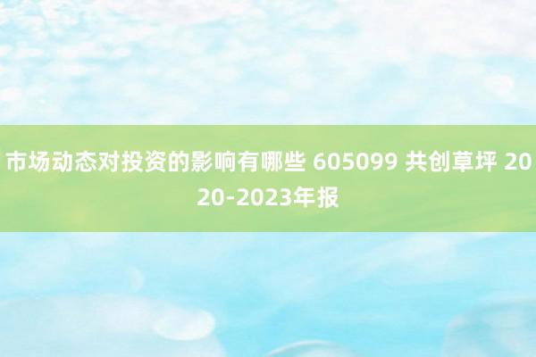 市场动态对投资的影响有哪些 605099 共创草坪 2020-2023年报