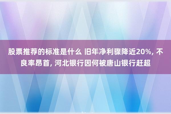 股票推荐的标准是什么 旧年净利骤降近20%, 不良率昂首, 河北银行因何被唐山银行赶超